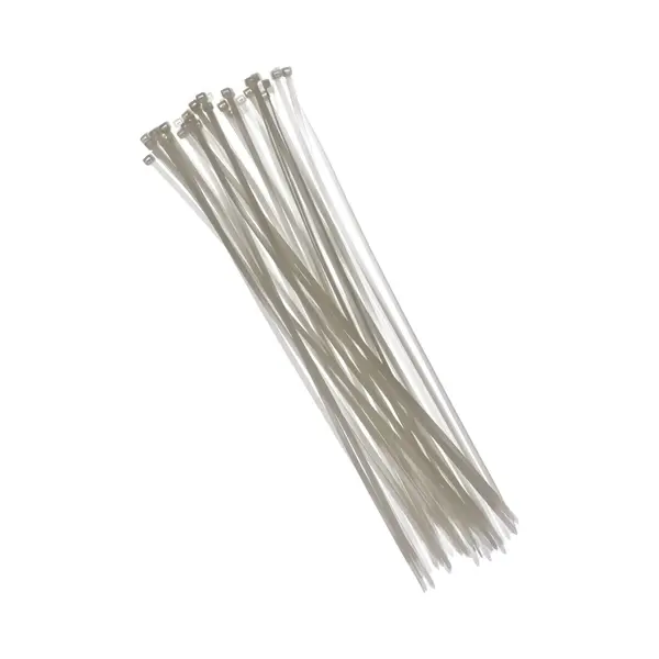 Tiewraps - 40 Cm - Wit - 50 Stuks - Kabelbinders - Witte Tie Wraps thumbnail