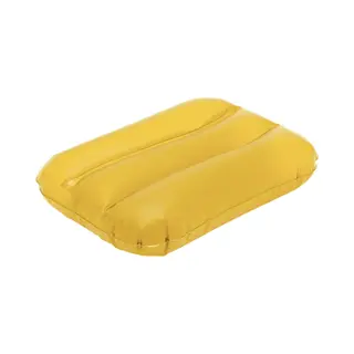Opblaasbare Kussentje - Geel - 28 X 19 Cm - Reiskussens - Opblaasbare Kussens Voor Onderweg/strand/zwembad