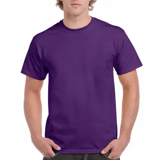Gildan Paars Katoenen Shirt Voor Volwassenen S (36/48)