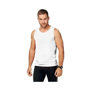 Proact Sport Singlet Voor Heren - Tanktop Hemd - Wit - Herenkleding - Mouwloze T-shirts - Sportkleding Xl