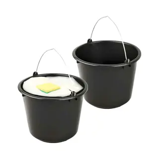 Stevige Huishoud Emmer - 2 Stuks - 12L