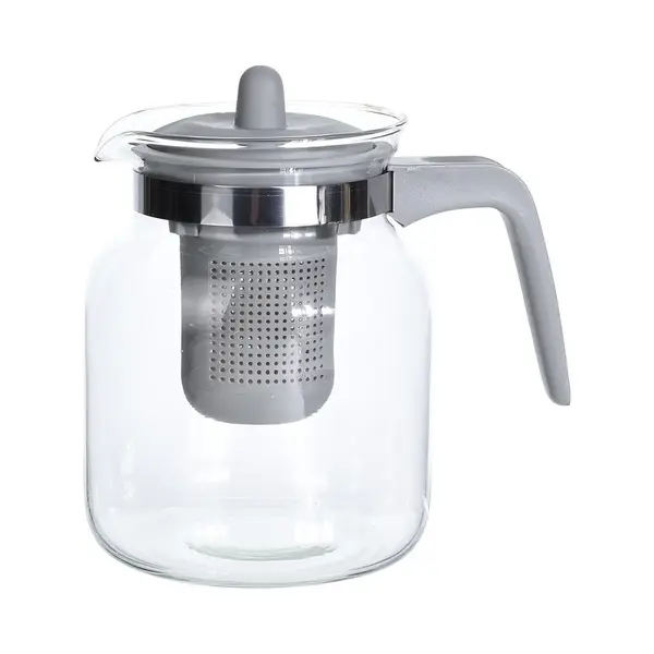 Glazen Theepot Met Grijs Filter 1500 Ml thumbnail