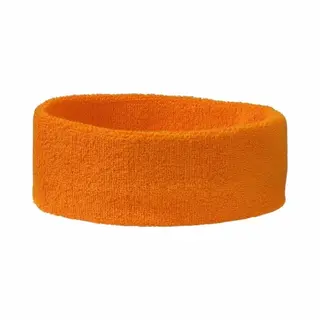 Sportdag Hoofd Zweetbandjes Oranje 10x - Hoofdbandjes Team Kleur Oranje