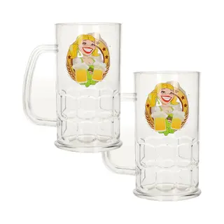 Boland 20x Bierfeest Bierpullen Kunststof Van 400 Ml
