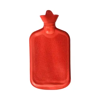 Warmwaterkruik - Oranjerood - 18 X 36 Cm - 2 Liter - Kruiken - Warm Water