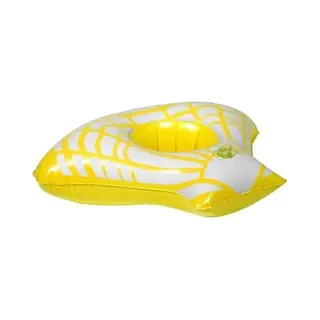 Folat Opblaasbare Drankhouder Gele Zeeschelp 23 Cm