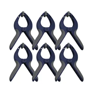 Benson Zeilklemmen - 6x Stuks - Kunststof - 8 Cm - Dekzeil Klemmen - Zeilclips/marktklemmen