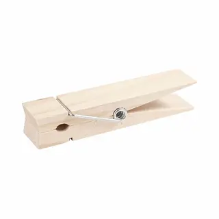 Grote Wasknijper - 3x - 15 Cm - Hout - Xxl - Megaknijper - Groot Formaat Knijpers - Extra Grote Wasknijper Van Hout