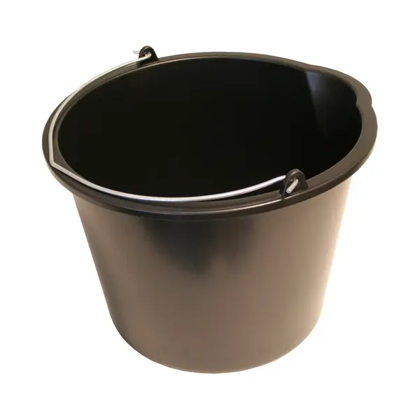 Benson Es Bouwemmer - 12 Liter - Schenktuit - Zwart thumbnail