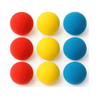 Dobeno Zachte Bal Rood Geel Blauw Tennisbal 9 Stuks
