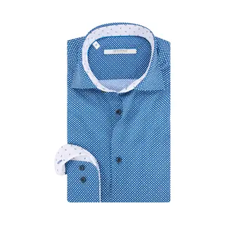The Blueprint Premium Business Overhemd Blauw Heren