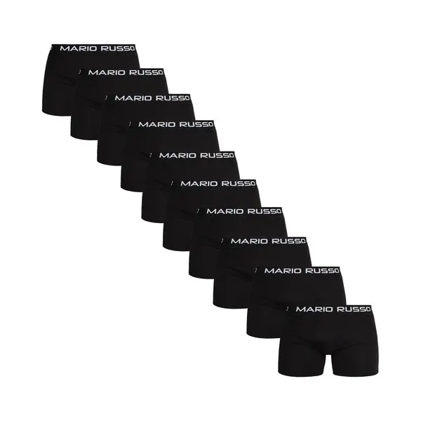 10-Pack Basic Boxers Von Mario Russo In Der Farbe Schwarz Und In Größe L. thumbnail