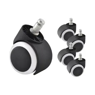 Reserve Wielen Bureaustoel - Bureaustoel Wielen Wieltjes - Kantoorstoel - Voor Harde Vloeren - Voor Harde Vloeren - 11mm / 50mm - Set Van 5
