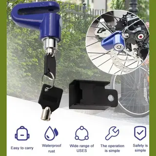 Hbs Anti-diefstal Slot Schijfrem Staaldraad Fiets Mountainbike Motorfiets