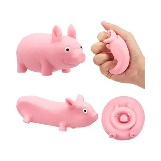 Awr Speelvriendelijke Stretchy Varken / Knijpbal / Stressbal | Squishy Pig | Anti Stress Fidget