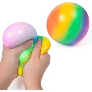 Awr Anti Stressbal - Knijpbal Voor Hand En Pols - Regenboog - 4+ Jaar