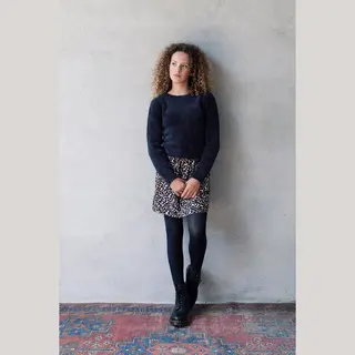 Looxs Revolution Looxs 10sixteen 2233-5390-161 Meisjes Sweater - Maat 116 - Blauw Van 100% Nylon