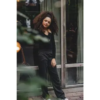Looxs Revolution Looxs 10sixteen 2433-5676-084 Meisjes Broek - Maat 134 - Zwart Van 80% Polyester 16% Rayon 4% Spandex