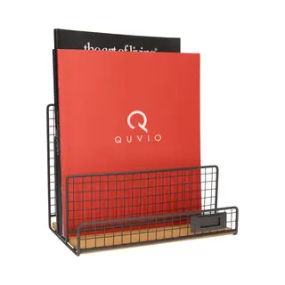 Quvio Tijdschriftenhouder Staand - Tijdschriftenrek - Lectuurbak - Documentenhouder - Tijdschriftenrekken Metaal - Tijdschriftenrekken 10 Cm En Hoger