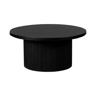 Lewis & Loft Ronde Salontafel Laila - Fsc® Mangohout - Rond ⌀70 - Zwart