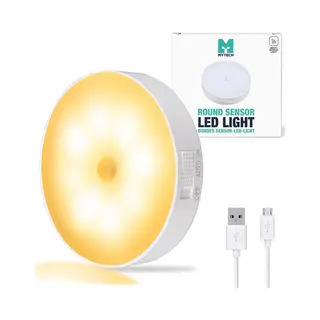 MyTech Draadloze Lamp Met Bewegingssensor Binnen - Led Kastverlichting - Usb Oplaadbaar - Warm Wit Licht