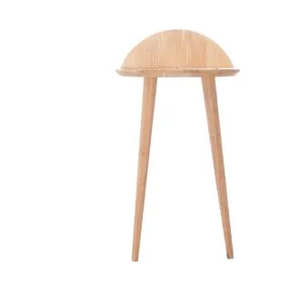 Furniteam Massief Houten Bijzettafel, Maat, L40cm, B27.5cm, H69.5cm