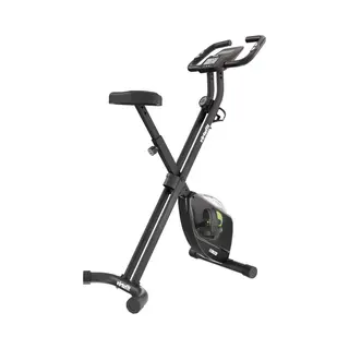 VirtuFit XB100i Klappbarer Heimtrainer – Stabiler & Sicherer Fitnessbike – Höhenverstellbarer Sattel – Pulssensoren – Multifunktionsdisplay