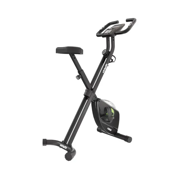 VirtuFit XB100i Klappbarer Heimtrainer – Stabiler & Sicherer Fitnessbike – Höhenverstellbarer Sattel – Pulssensoren – Multifunktionsdisplay thumbnail