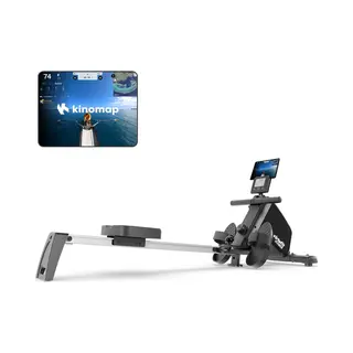 VirtuFit ROW200i Rudergerät – Klappbar – 10 Widerstandsstufen – Geräuscharm – Kinomap & FitShow – Lcd-Display Mit Tablet-Halterung –