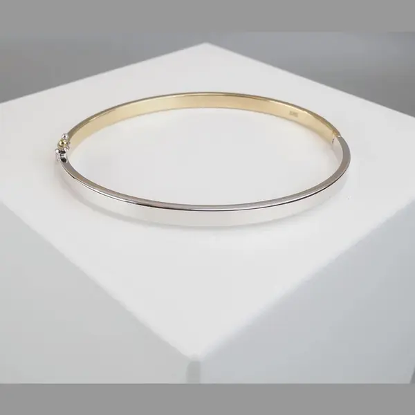 Gouden Bicolor Christian Bangle thumbnail
