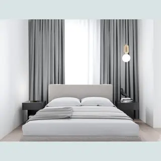 Maroyathome Elsa - Gordijn - Verduisterend - Met Plooiband - Kant-en-klaar - 300X250 Cm - 300 Cm Breedte En 250 Cm Lengte - Grijs - 1 Stuk