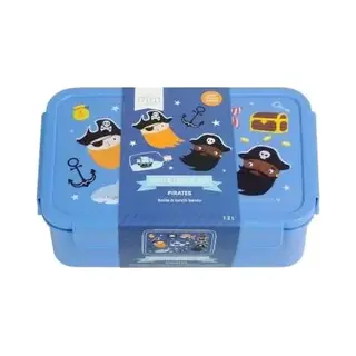 A Little Lovely Company Piraten Bento Lunchbox Blau
