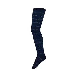 In ControL 2pack Donker Blauwe Maillots Met Zilveren Glitterstrepen - Maat 122/128