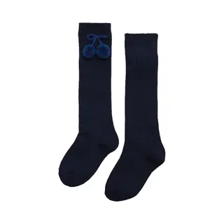 In ControL 2pack Kniekousen Rib/pompom Navy 15/17