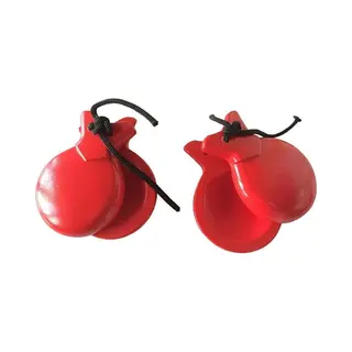 La Señorita Spaanse Castagnetten Rood Bij Verkleed Jurk