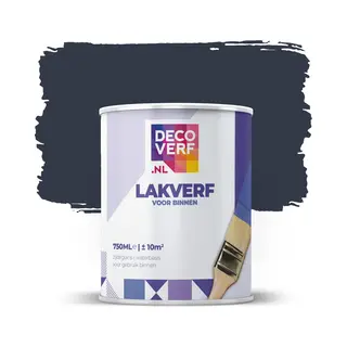 Decoverf.nl Decoverf Lakverf Nachtblauw, 750ml