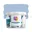retro blauw