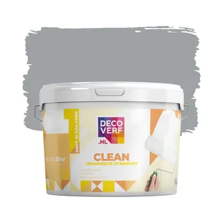 Decoverf.nl Decoverf Clean Muurverf Warmgrijs, 4L