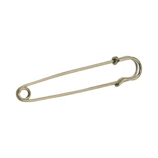 Fako Bijoux® - Sierspeld - Sjaalspeld - Vestsluiting - Vestspeld - Veiligheidsspeld - Classic - 75mm - Zilverkleurig