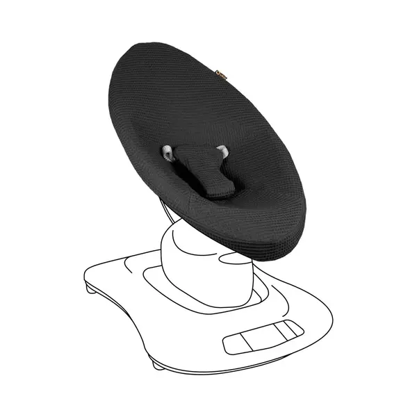 Ukje Hoes Wipstoelhoes Geschikt Voor 4Moms Mamaroo 4 Wipstoel - Overtrekhoes Met Waterdichte Voering Ter Bescherming Van Je Stoel - Makkelijk Wasbaar thumbnail