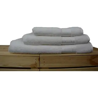 Artg® Natural Bamboo - Handdoek - 50 X 100 Cm - Wit - White - Set 4 Stuks