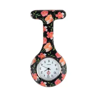 Fako® - Verpleegstershorloge - Zusterhorloge - Verpleegster Horloge - Siliconen Print - Bloementuin
