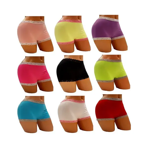 Sweet Angel Lage Dames Boxers Met Kant - Hipster Model - Maat S/m thumbnail