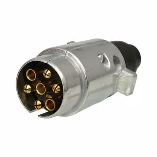 Abc-Led Aanhanger Stekker 7 Polig 12 Volt - Metaal