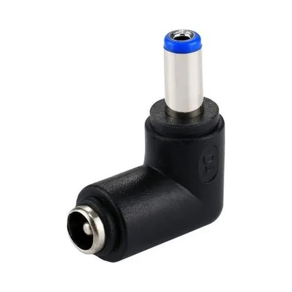 Abc-Led Haakse Dc Connector - 2.1 X 5.5 - Verloop Stekker 90 Graden thumbnail