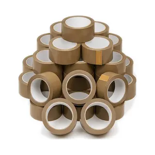 Wt&D Set Van 30 Rollen Budget Verpakkingstape (48 Mm X 50 Meter, Bruin)