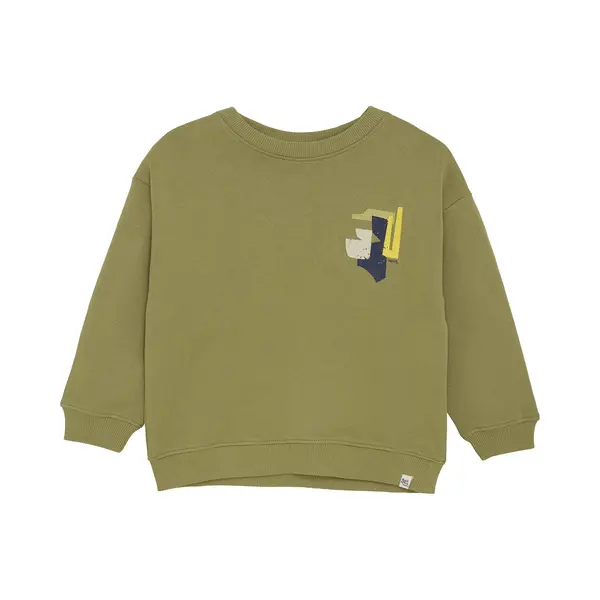 Noppies Trui Ray - Backprint - Dried Herb - Maat 134 thumbnail