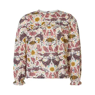 Noppies Tee Jega Long Sleeve Allover Print Meisjes T-shirt - Maat 134
