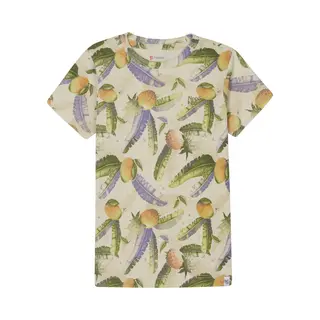 Noppies T-shirt Lonoke - Tropical Pattern Off White - Maat 110