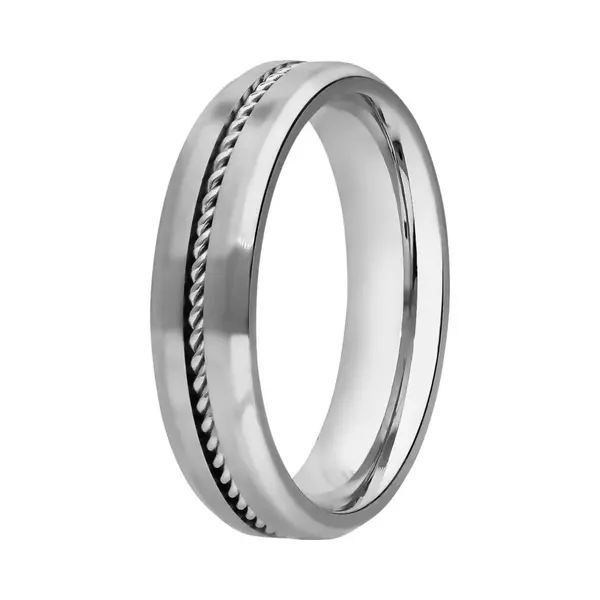 Lucardi Kinder Stalen Ring Kabel - Ring - Staal - Zilver - 15 / 47 Mm thumbnail